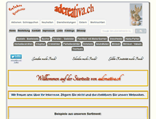 Tablet Screenshot of adcreativa.ch
